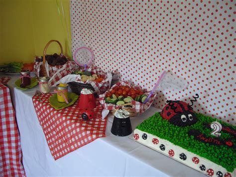 Ladybug Picnic Picnic Birthday Party Picnic Birthday