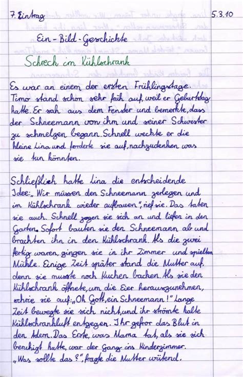 Beispiele bildergeschichten 4 klasse volksschule malvorlagen kinder. Bildergeschichte Klasse 4 Mit Musterlösung / Deutsch DAF ...