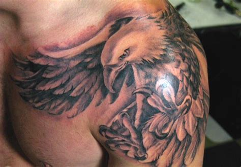 Wrap Around Shoulder Eagle Tattoo Idea Eagle Shoulder Tattoo Cool