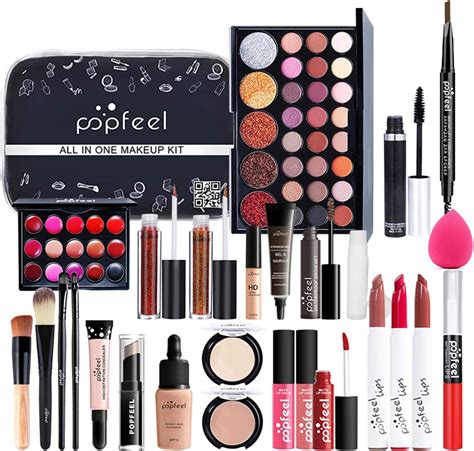 27 Pieces Makeup Kits For Teens Professional Carry All Makeup Train