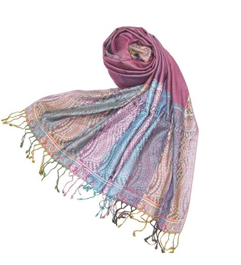 Womens Pashmina Scarf Shawl Chic Paisley Scarves For Ladies And Girls