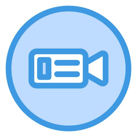 Video Recorder Generic Blue Icon