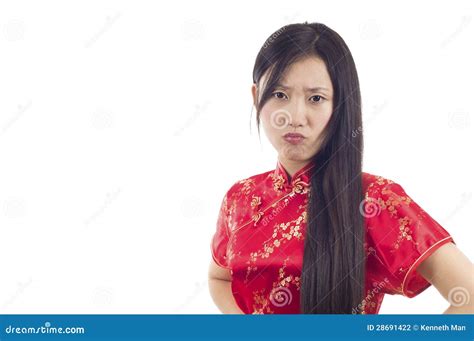 Angry Asian Woman Stock Photography Image