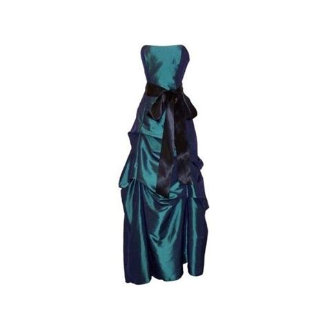 Pacificplex Strapless Taffeta Bridesmaid Prom Holiday Formal Gown Long