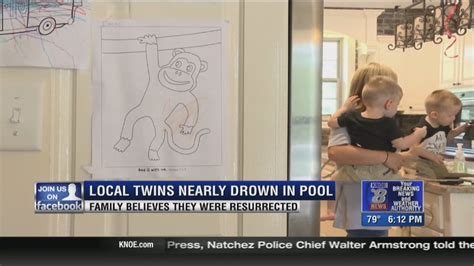 Local Twins Nearly Drown In Swimming Pool