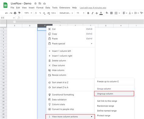 How To Group Rows And Columns In Google Sheets Liveflow