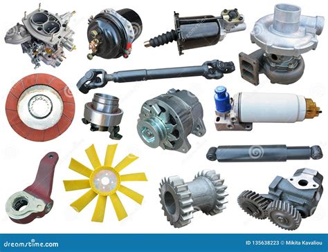 Auto Spare Parts Car On Stock Image Image Of Mechanical 135638223
