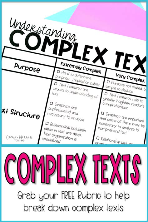 It Is Important For Teacher To Understand How Complex Texts Are Created