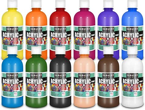 Acrylic Paint Bottles