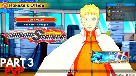 Naruto To Boruto Shinobi Striker Pvp Multiplayer Part 3 Youtube