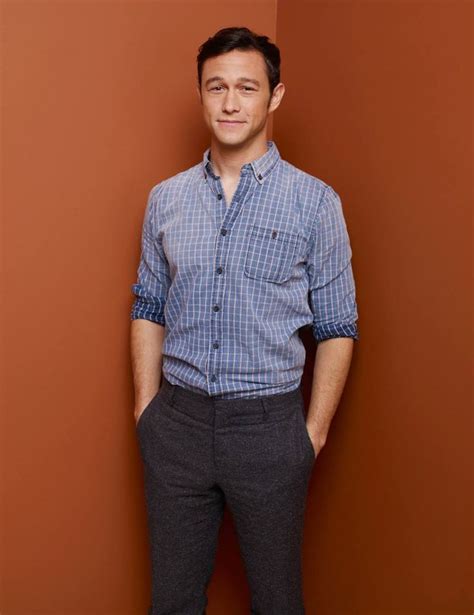 Joseph Joseph Gordon Levitt Mens Shirt Dress Grey Suit Black Shirt