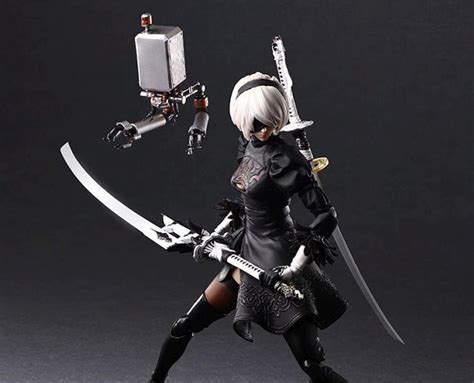 nier automata 2b yorha no 2 type b small sword version action game figure doll toys