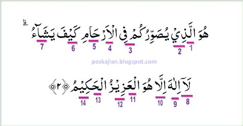 Hukum Tajwid Al Quran Surat Ali Imran Ayat 6 Lengkap Dengan