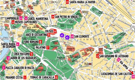 Mapa De Roma Con Planos En Detalle Para Tu Viaje