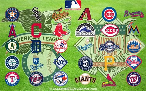The Major League Baseball Teams Are Depicted In An Image That Appears