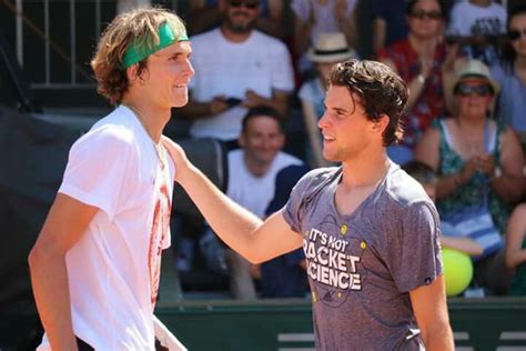 With the challenge between kei nishikori and alexander zverev the curtain falls on day 8 at the roland garros 2021. Alexander Zverev & Dominic Thiem | Professional tennis ...