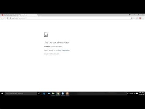 Localhost Refused To Connect In Xampp This Site Can T Be Reached SOLVED WORKING YouTube