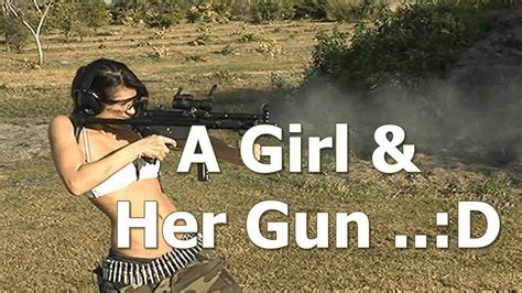 a girl and her gun [girls gun fails compilation 2016 ] youtube