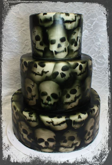 Skull Cake Skull Cake Made By Iced And Sliced Cupcake Frosting
