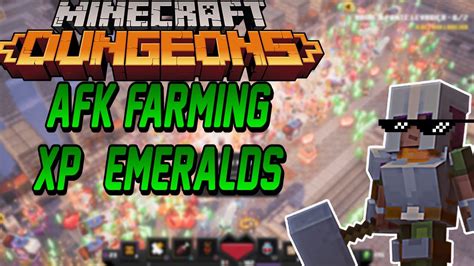 Como Farmar Xpemeralds Afkminecraft Dungeons Ps4 Pt Br Youtube