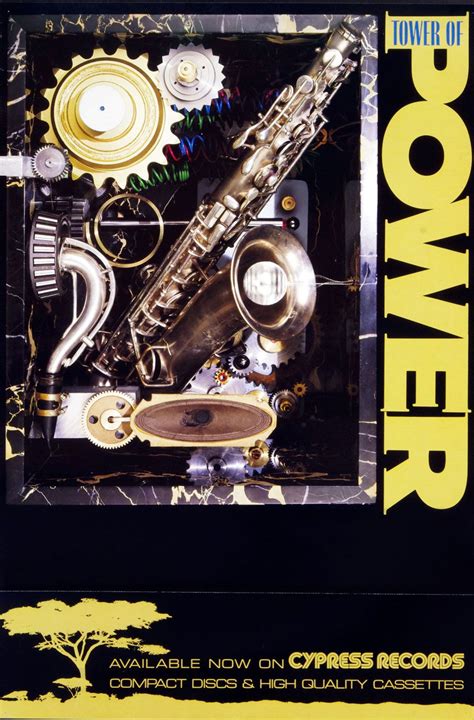 Tower Of Power Poster 1985 New Album Power Promo 18 X 27 Tower Of