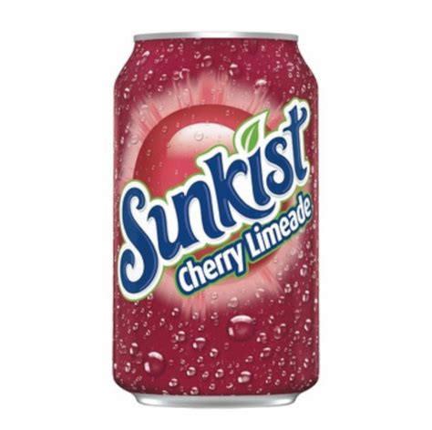 Sunkist Cherry Limeade Soda 355ml Sugar Box