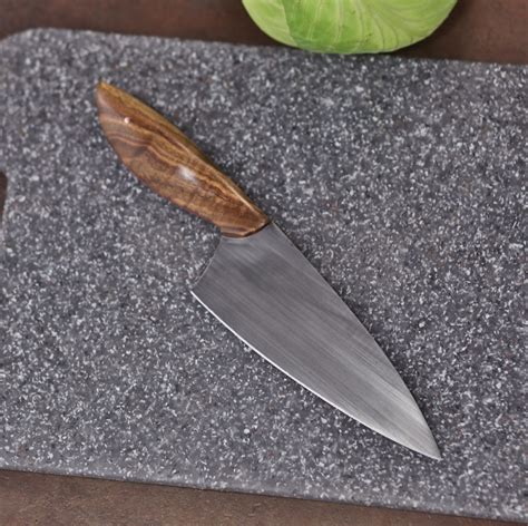 Custom 6 Inch Chefs Knife Walnut
