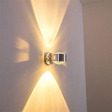 12w led wandleuchte innen aussen warmweiss 2700k wandlampe led mit. Möbel & Wohnen Innenraum-Beleuchtung LED Wandleuchte Innen ...