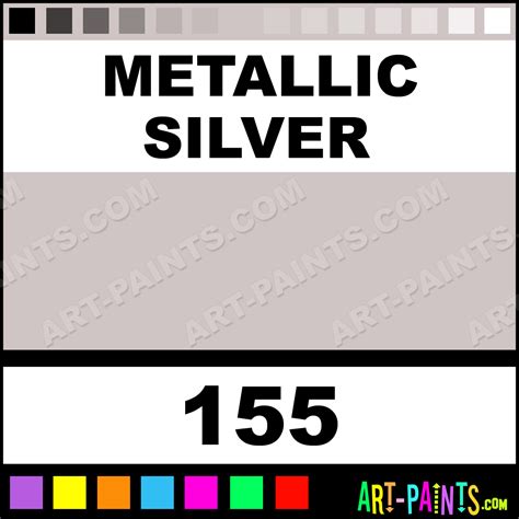 Metallic Silver Metallic Airbrush Spray Paints 155 Metallic Silver