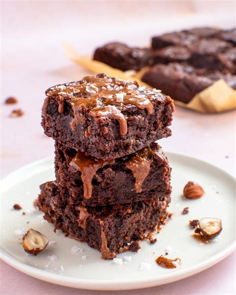 The Best Vegan Fudgy Nutella Brownies Teo S Tiny Kitchen