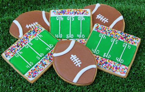 Sugar Cookie Whimsy Football Cookies Sugar Cookie Crazy Cookies