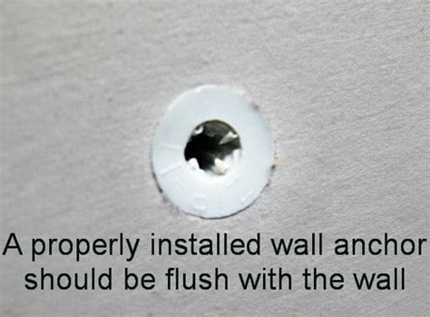 Allow the area to dry, then sand lightly. How Do I Repair A Loose Wall Anchor Hole That Has Fallen Out Of Drywall Or Wood ...