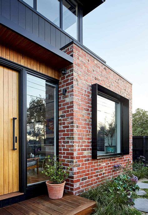 47 Brick Exterior W Black Windows Ideas In 2021 Brick Exterior Brick