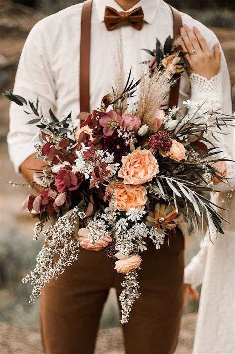 25 Boho Rustic Wedding Bouquets That Really Inspire