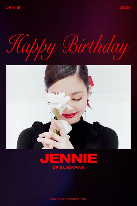 210116 happy birthday jennie r blackpink