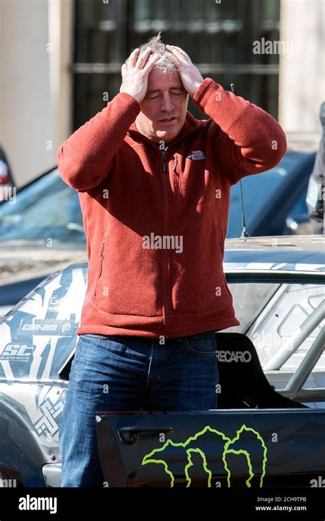 Matt Leblanc During Filming Of Bbc Top Gear In Westminster London