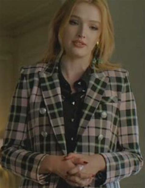 Dynasty Maddison Brown Kirby Anders Pink Plaid Blazer Hjackets