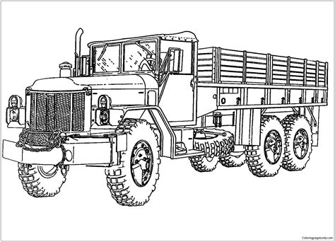 This coloring section is a winner. Good Semi Truck Coloring Page - Free Coloring Pages Online