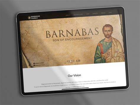 Barnabas Son Of Encouragement Sermon Graphic By Nicole Langford On Dribbble