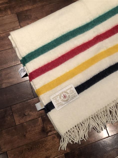 Hudson Bay Wool Blanket Made In England 499 Rthriftstorehauls