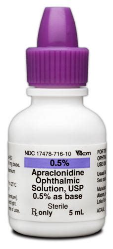 Apraclonidine Drop 05 5ml Glaucoma Agents