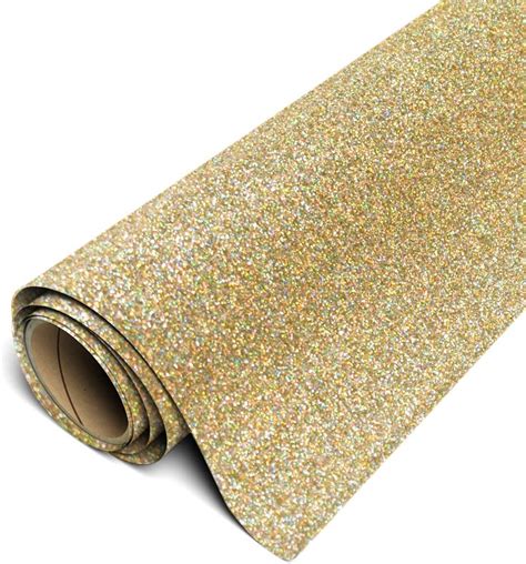 新品 Gold Confetti Siser Glitter Heat Transfer Vinyl 50cm X 30cm