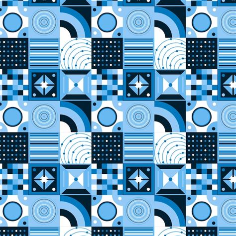 Free Vector Flat Mosaic Pattern Design