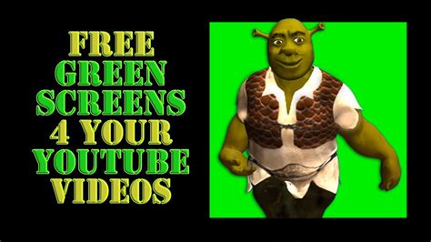 Green Screen Shrek Downloadable Youtube