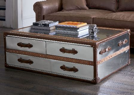 Take a look at a steamer trunk coffee table by vintique wood. Crave Worthy: Sundance Steamer Trunk Coffee Table ...