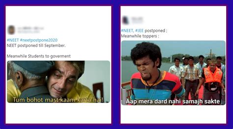 See, rate and share the best exam memes, gifs and funny pics. NEET and JEE Main Exams Postponed Till September ...