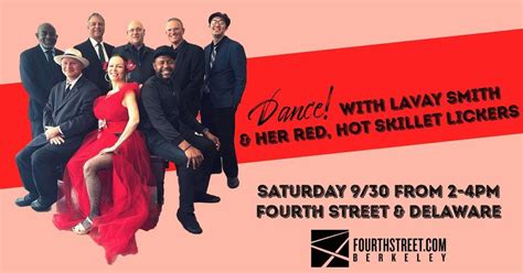dance with lavay smith and her red hot skillet lickers fourth street shops berkeley september