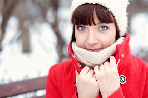 Pretty Winter Woman Stock Image Image Of Girl Style 77318439