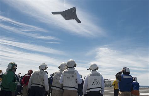 Unmanned X 47b Completes First Carrier Based Launch [photos]