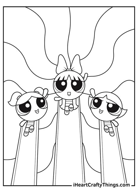 Powerpuff Girls Coloring Pages I Heart Crafty Things